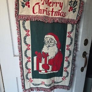 Vintage Chirstmas Tapersty Santa
